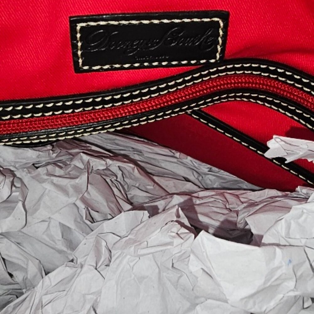 NWT Dooney & Bourke Black Celeste Satchel Purse - Picture 6 of 6